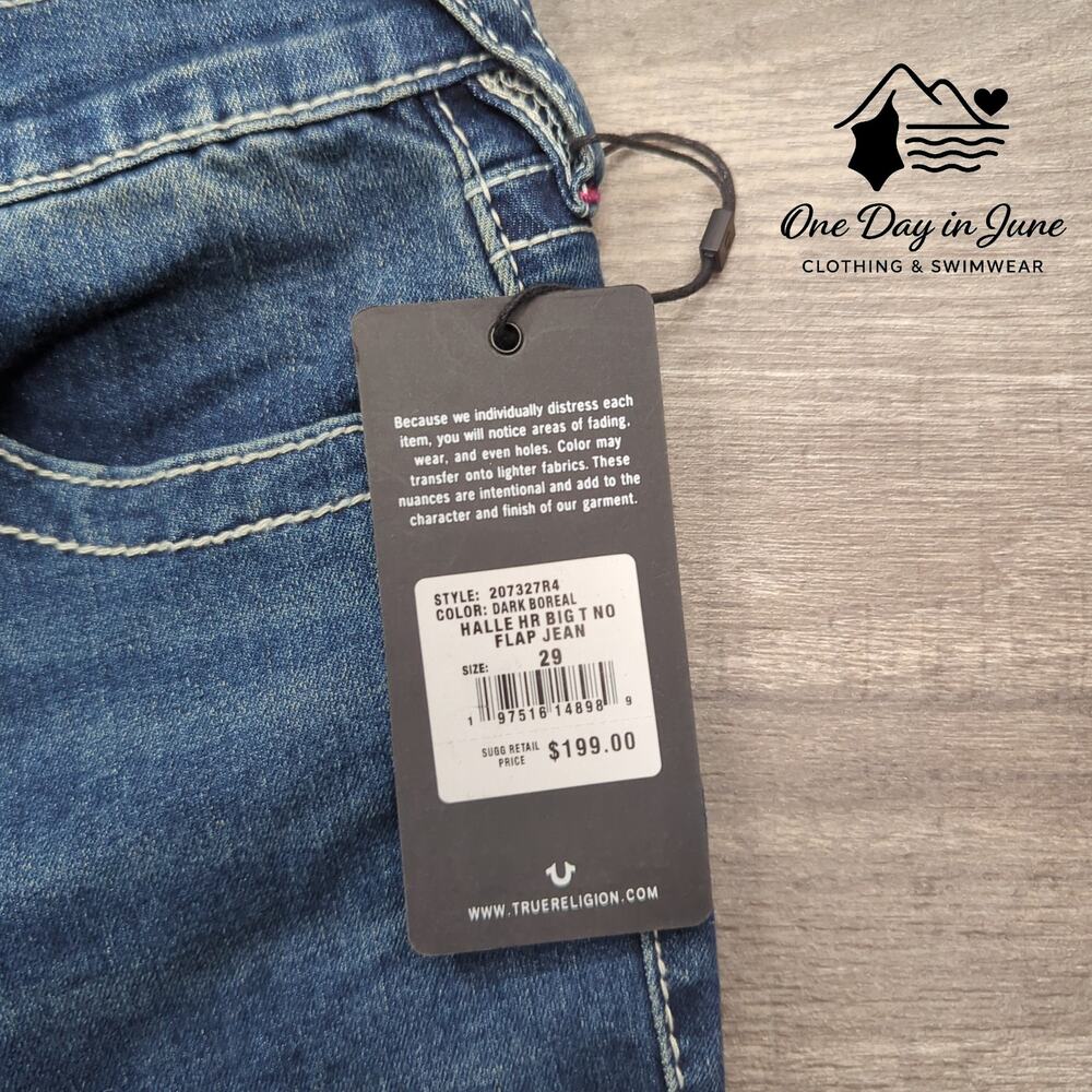 True Religion Halle High Rise Super Skinny Jeans Size 29 (8) - Picture 2 of 6